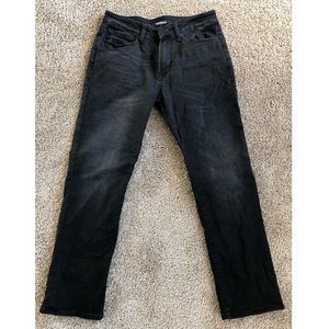 Classic Straight Black Wash Stretch+ Jeans
